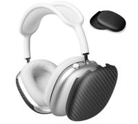 T-carbon Real Carbon Fiber Headphone Case Compatible with AirPods Max 1 & 2 (Released in 2022, 2024 and 2026) Ultra-Thin,Hard Ear Cup Cover Compatible with AirPods Max Headphone,Matte Black