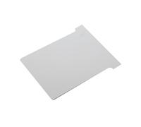 T-Card Pack of 100 Index Cards for Planning Boards, Durable Plastic T-Cards for Scheduling, Office & Project Management Use (White, Size 3 80x120mm, Millimeters)