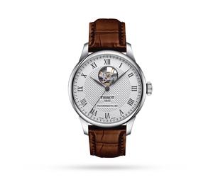T-Classic Le Locle Powermatic 80 Open Heart 39mm Mens Watch