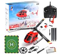 T-Club Remote Control Helicopter K150 2.4GHz 4CH Optical Flow Altitude Hold Easy to Fly RC Helicopter For Beginners & Adults