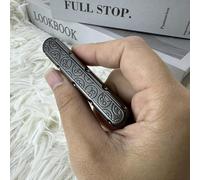 T-Conceal EDC Fidget Slider Fidget Toy Adult Stress Relief Metal Rotation Push Pull ADHD Recreational Fidget Toy Tactile Coin Fritter