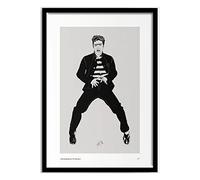 T.CROWE A2 Elvis Unique Inspired Print Poster - ELVIS PRESLEY Art- Elvis Wall Hanging Home Décor - Man Cave Art Elvis Lovers - Elvis Wall Art - ELVIS PRESLEY Classic Rock n Roll Poster