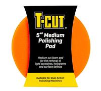 T-Cut 5" Medium Polishing Pad - Professional Finish Made Easy - Ideal for Dual Action Polishers - Removes Defects, Enhances Shine