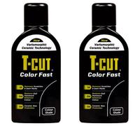 T-Cut Color Fast Black Ceramic Wax Polish Scratch Remover Colour Enhancer X2