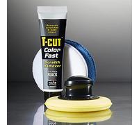 T-Cut Colour Fast Black Car Wax Polish Scratch Remover Colour Enhancer - 150g plus a Wax Applicator Set with Handle * 6 Colours Available