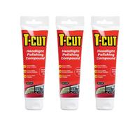 T-Cut Headlight Cleaning Polish Restores Yellowed & Scratched Light Lenses X3