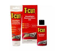T-Cut Headlight Restoration Kit Polishing Compound & Restorer Sealant Headlamp