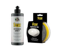 T-Cut Intense Grey Scratch Remover & Ceramic Polish 500ml Wax Applicator Set with Handle