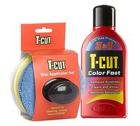 T-Cut Light Red Scratch Remover Color Fast Paintwork Restorer Car Polish - 500ml plus a Wax Applicator Set with Handle* 13 Colours Available