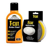 T-Cut Orange Scratch Remover Color Fast Paintwork Restorer Car Polish - 500ml plus a Wax Applicator Set with Handle* 13 Colours Available