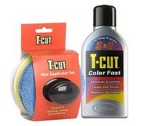 T-Cut Silver Scratch Remover Color Fast Paintwork Restorer Car Polish - 500ml plus a Wax Applicator Set with Handle* 13 Colours Available