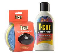 T-Cut White Scratch Remover Color Fast Paintwork Restorer Car Polish - 500ml plus a Wax Applicator Set with Handle* 13 Colours Available