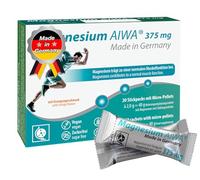 T&D Magnesium Stick Pack 375 mg, No Water, 20 Servings, Easy to Use Powder Sachets, Orange Flavour with Direct Micro-Pellets, Supports Muscle Function and Energy