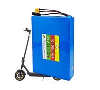 T+DC,36V10400mAh,SSCYHT 36V 10.4Ah Lithium Battery Pack 10400mAh Replacement PVC Spare Battery with Connector for 375W Motor Kit