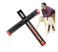 T Drawing Ruler Precision Woodworking Measuring Tool, Accurate Layout for DIY Projects | Ga Punching Index with Pin Buffer Square T-Racks for