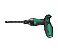 T-Driver Ratchet Type T-Driver, Ratchet Driver, Multi-Bit Telescopic T-Dick Ratchet Driver T-Type Telescopic Flathead for House-Steel Maintenance