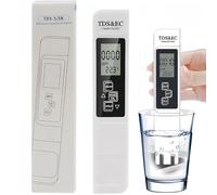 T/DS Meter Dig/ital Water Tester,3-in-1 Water Quality Tester,Fast Detection Water Testing Kit for Household Drin/king Water,Fish Tank and Pool,Portable Testing Kits with LCD Display,Accurate,Precise