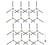 T/F 16pc Side Brush Robot Vacuum Cleaner for OKP Life K2 K3 K4 & for Lefant M210 M210S M210B M213(1 Free Cleaning Brush)