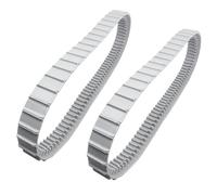 T/F 2 Pack 9983152-R2 Gray Tracks for Maytronics Dolphin Robotic Pool Cleaners with Part Number Compatible with Dolphin Maytronics Models Parts