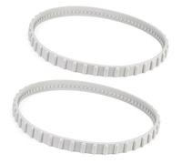 T/F 2 Pack Gray Replacement Soft Tread Drive Belt, Rubber Pool Cleaner Parts for Hayward Aquavac Tiger Shark (Plus and QC) and SharkVac Pool Cleaners Part Number RCX23002