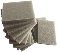 T&F Abrasive Blocks | Sanding Foam Sponge | 10 Blocks | Abrasive Sanding Pads with Wet and Dry Fine Grits 800-1000# | Double Sided Sanding and Polishing All Purpose Sandpaper