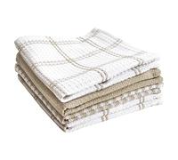 T-fal Dish Cloths, Cotton, Sand, 4 Pack