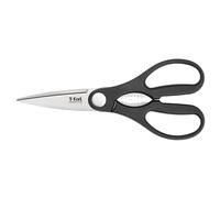 T-FAL Ice Force German Stainless Steel Kitchen Scissors 6 Inch, Long Lasting Sharpness, High Cutting Precision, Superior Durability, Ultra Sharp, Cook Tool, Cookware Kitchen Gadget, Home, Black