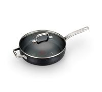 T-fal ProGrade Nonstick Jumbo Cooker W/ Lid & Helper Handle 5 Quart Induction Oven Broiler Safe 500F Cookware Non Stick Saute Pan Deep Frying Pa