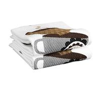 T-fal Textiles Double Sided Print Woven Cotton Kitchen Dish Towel Set, 2-pack, 16" x 26", Coffee Cups Print