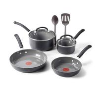 T-Fal Ultimate Hard Anodized Ceramic Nonstick Cookware Set, 8-Piece, Pots and Pans