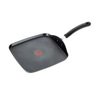 T-FAL, Ultimate Hard Anodized, Nonstick 10.25 in. Square Griddle, Black, E76513, 10.25 Inch, Grey