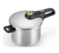 T-fal Ultimate Stainless Steel Pressure Cooker 6.3 Quart Induction Compatible Secure Locking Lid Safe & Easy to Use Cookware Pots and Pans Kitch