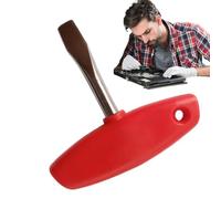 T Flat Head Screwdriver, Ergonomic Screwdriver Hand Tool - Ring Holder Tool, Multi-Bit Nut Driver, Portable Set Replacement for Precision Repair