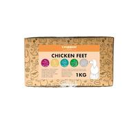 T.Forrest Air Dried Chicken Feet for Dogs - 1kg - 100% Natural | Crunchy Chew, Natural Source Of Glucosamine, Satisfying Gnawing, Rewarding Enrichment, Boredom Buster, No Rawhide Treats
