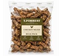 T.Forrest Air Dried Chicken Necks for Dogs - 2kg - 100% Natural | Natural Calcium Source, Crunchy Chew, Satisfying Gnawing Activity, Rewarding Enrichment, Rawhide Free Treats