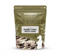 T.Forrest Air-Dried Rabbit Ears for Dogs 180g - High Protein, Hypoallergenic, Grain-Free Chews for Healthy Teeth & Happy Tummies
