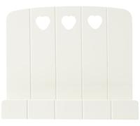 T&G 10886 Colonial Home Foldable Cook Book Stand in Cream Painted Hevea, 28 x 8 x 24 cm