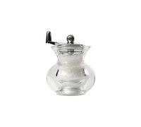 T&G Classic Cauldron Clear Acrylic Salt Mill with Crank Handle, 9 cm