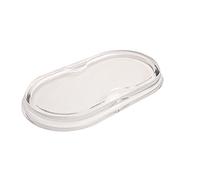 T&G Clear Acrylic Double Mill Rest / Work Surface and Dining Table Protector, 15.5 x 8.8 x 1.2 cm