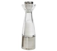 T&G CrushGrind Stockholm Clear Acrylic and Stainless Steel Salt Mill, 20 cm