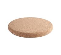 T&G FSC Certified Cork Round Chunky Pot Stand/Surface Protector, Large, 24.5 x 2.5 cm Brown 15252