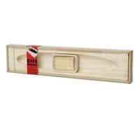 T&G Gift Works Olive Boat with Cocktail Sticks inset on Oatmeal Finish Tray (gift boxed) 377x73x25mm