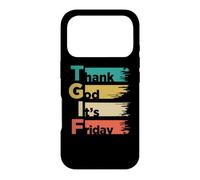T. G. I. F. Thank God Its. Friday Weekday Weekend Case for iPhone 17 Pro