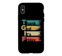 T. G. I. F. Thank God Its. Friday Weekday Weekend Case for iPhone X/XS