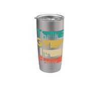 T. G. I. F. Thank God Its. Friday Weekday Weekend Stainless Steel Insulated Tumbler
