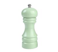 T&G Woodware Classic Capstan Hevea Salt Mill with Gloss Finish, 15 cm, Vintage Green