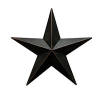 T&Garice Dimensional Metal Antique Barn Stars Wall Decor Rustic Country Primitive Star Outdoor Decor,3D Barn Star 4th July Wall Indoor Outdoor