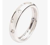 T. H. Baker 18ct White Gold Five Stone Diamond Set Band Ring 18DR170-W