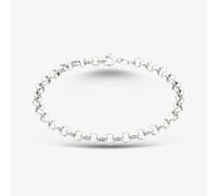 T. H. Baker 9c White Gold Round Belcher Bracelet 5.24.3551