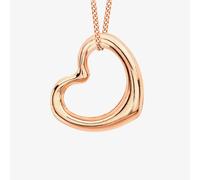 T. H. Baker 9ct Rose Gold Open Heart Necklace 5.62.5089